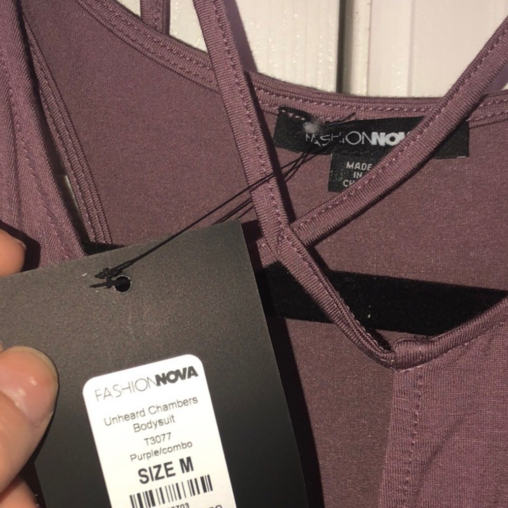 Fashion Nova Purple Bodysuit - Picture 4 of 4